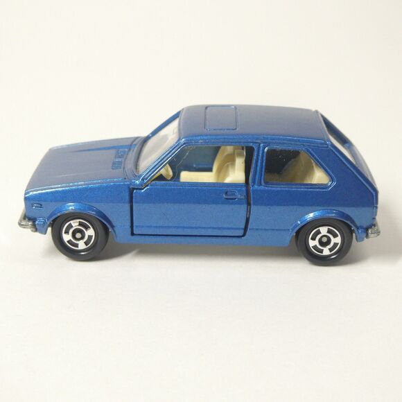 Tomica F5 Volkswagen Golf GLE Blue Diecast Car Vintage Tomy Japan 1/56 - Picture 1 of 8